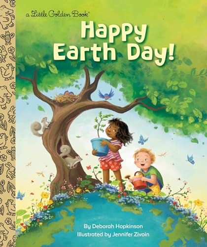 Beispielbild fr Happy Earth Day! (Little Golden Book) [Hardcover] Hopkinson, Deborah and Zivoin, Jennifer zum Verkauf von Lakeside Books