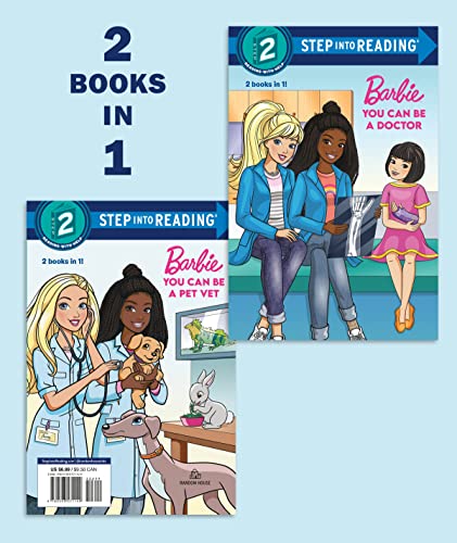 Stock image for You Can Be a Doctor/You Can Be a Pet Vet (Barbie). Step Into Reading(R)(Step 2) for sale by Blackwell's