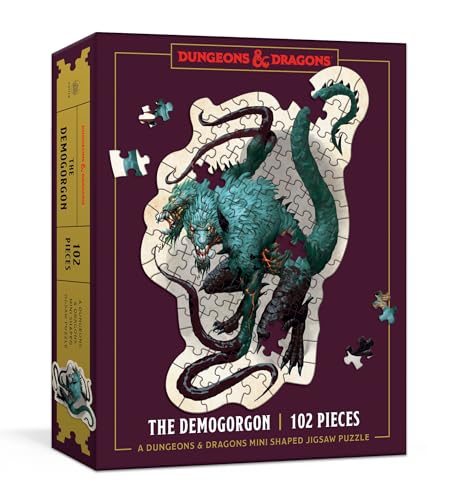 9780593580684: Dungeons & Dragons Mini Shaped Jigsaw Puzzle: The Demogorgon Edition: 102-Piece Collectible Puzzle for All Ages