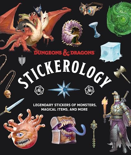 Imagen de archivo de Dungeons Dragons Stickerology: Legendary Stickers of Monsters, Magical Items, and More: Stickers for Journals, Water Bottles, Laptops, Planners, and More a la venta por Red's Corner LLC