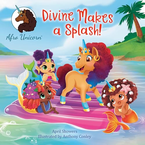 Stock image for Divine Makes a Splash! (Afro Unicorn) for sale by HPB Inc.