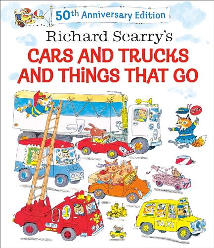 Stock image for Richard Scarry's Cars and Trucks and Things That Go: 50th Anniversary Edition for sale by HPB Inc.