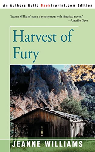 Harvest of Fury (9780595004461) by Williams, Jeanne