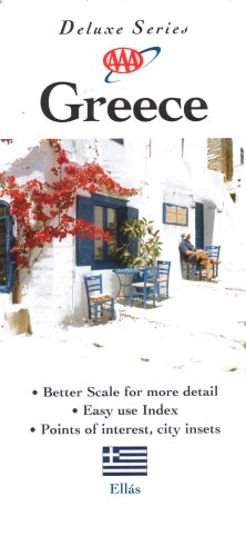 AAA Greece Deluxe Series: Better Scale for More Detail, Easy Use Index, Points of Interest, City Insets: Deluxe Road Maps European Series 2008 (9780595081400) by AAA