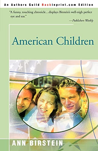 Imagen de archivo de American Children a la venta por PBShop.store US