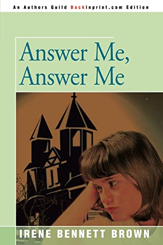 Stock image for Answer Me, Answer Me for sale by ThriftBooks-Atlanta