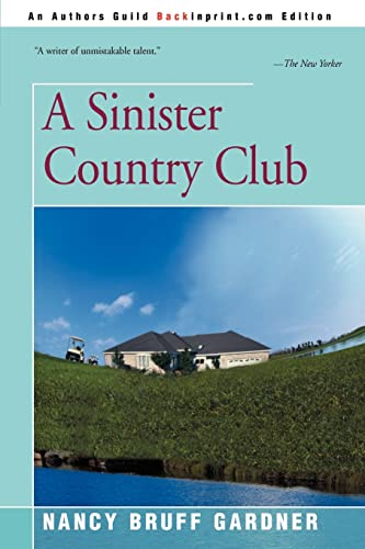 Stock image for A Sinister Country Club for sale by PBShop.store US