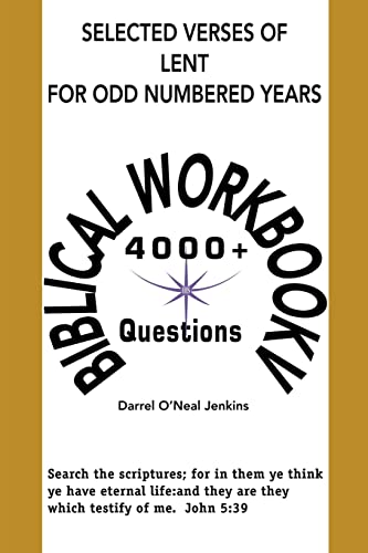 9780595185696: Selected Verses of Lent For Odd Numbered Years: Biblical Workbook V