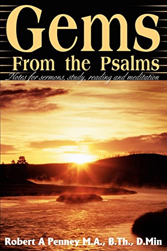 Imagen de archivo de Gems From the Psalms: Notes for sermons, study, reading and meditation a la venta por Chiron Media