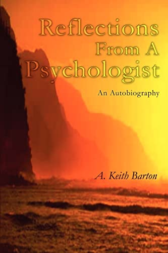 Imagen de archivo de Reflections From A Psychologist An Autobiography a la venta por PBShop.store US