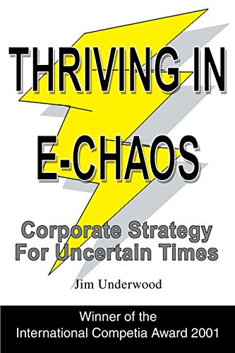 Imagen de archivo de Thriving in E-Chaos: Corporate Strategy for Uncertain Times a la venta por HPB-Red