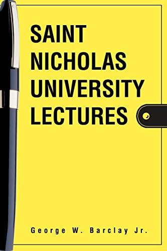 Stock image for Saint Nicholas University Lectures for sale by Chiron Media