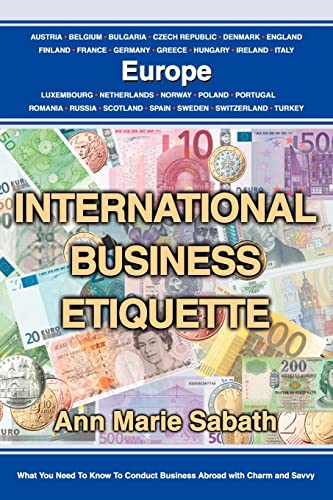 Imagen de archivo de International Business Etiquette: Europe a la venta por Lucky's Textbooks