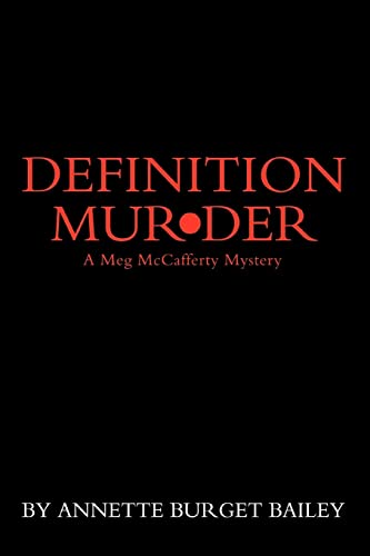 Stock image for DEFINITION MURDER A Meg McCafferty Mystery for sale by PBShop.store US