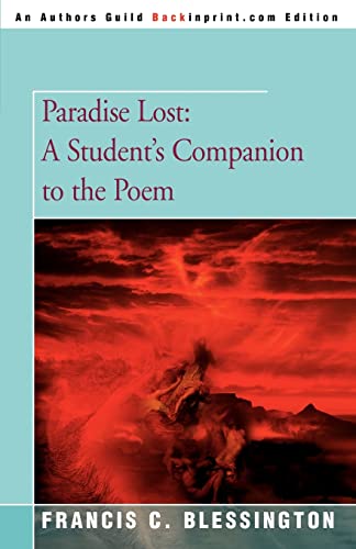 Stock image for Paradise Lost: A Student's Companion to the Poem for sale by More Than Words