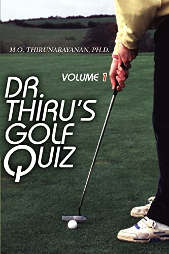 Stock image for Dr. Thiru's Golf Quiz: Volume 1 for sale by Chiron Media