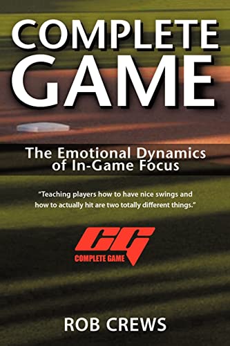 Imagen de archivo de Complete Game: The Emotional Dynamics of In-Game Focus a la venta por New Legacy Books
