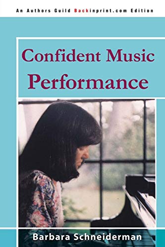 Beispielbild fr Confident Music Performance zum Verkauf von HPB-Ruby