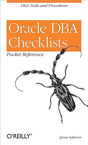 Imagen de archivo de Oracle DBA Checklists Pocket Reference a la venta por Wonder Book