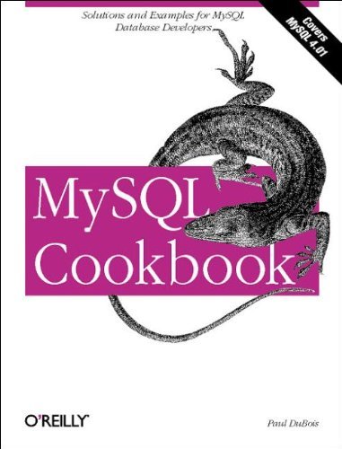Beispielbild fr MySQL Cookbook zum Verkauf von Better World Books