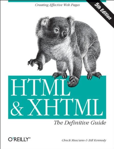 Imagen de archivo de HTML & XHTML: The Definitive Guide, Fifth Edition a la venta por Once Upon A Time Books
