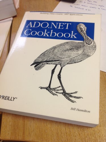 Beispielbild fr ADO.NET Cookbook zum Verkauf von Wonder Book