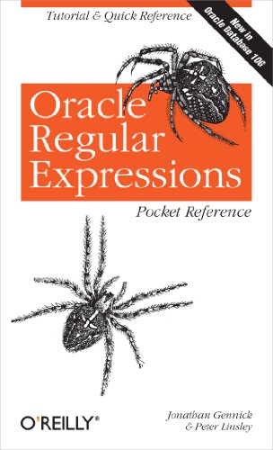 Imagen de archivo de Oracle Regular Expressions Pocket Reference a la venta por SecondSale