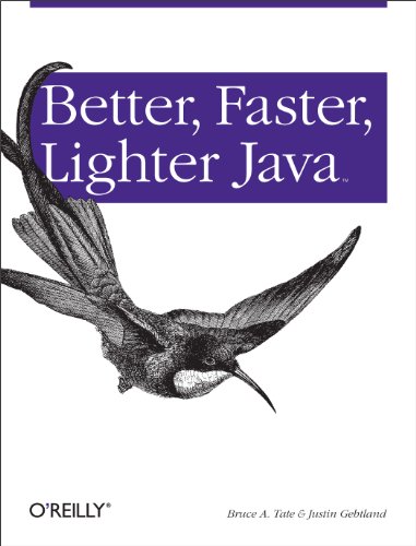 Beispielbild fr Better, Faster, Lighter Java zum Verkauf von Wonder Book