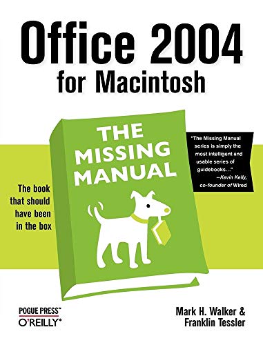 Stock image for Office 2004 for Macintosh: The Missing Manual for sale by SecondSale