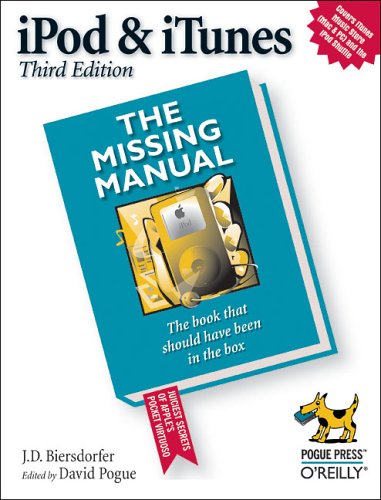 Stock image for iPod and iTunes " The Missing Manual 3e for sale by Goldstone Books