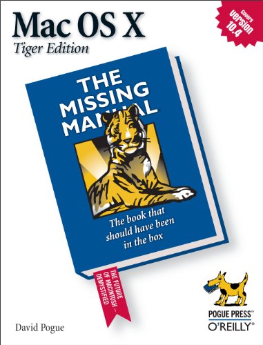 9780596009410: MAC OS X: The Missing Manual, Tiger Edition