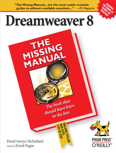 Beispielbild fr Dreamweaver 8: The Missing Manual zum Verkauf von Wonder Book