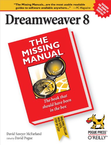 Stock image for Dreamweaver 8: The Missing Manual for sale by SecondSale