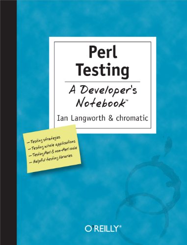 Beispielbild fr Perl Testing: a Developer's Notebook : A Developer's Notebook zum Verkauf von Better World Books