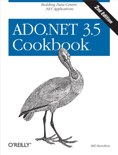 Imagen de archivo de ADO.NET 3.5 Cookbook: Building Data-Centric .NET Applications (Cookbooks (O'Reilly)) a la venta por HPB-Ruby