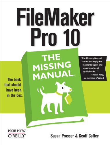 Beispielbild fr FileMaker Pro 10: the Missing Manual zum Verkauf von Better World Books