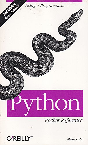 9780596158088: Python: Pocket Reference