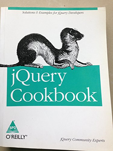 Beispielbild fr jQuery Cookbook: Solutions & Examples For Jquery Developers (Animal Guide) zum Verkauf von SecondSale