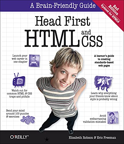 9780596159900: Head First HTML and CSS: A Learner's Guide to Creating Standards-Based Web Pages