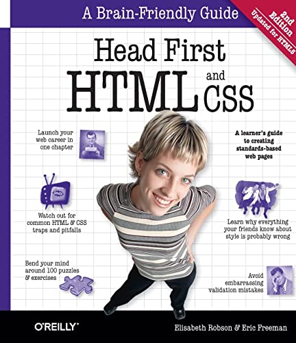 9780596159900: Head First HTML and CSS: A Learner's Guide to Creating Standards-Based Web Pages