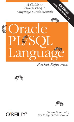 Beispielbild fr Oracle PL/SQL Language Pocket Reference (Pocket Reference (O'Reilly)) zum Verkauf von Wonder Book