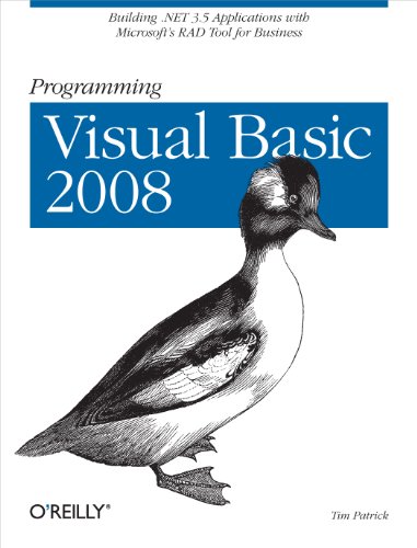 Imagen de archivo de Programming Visual Basic 2008: Build .NET 3.5 Applications with Microsoft's Popular RAD Tool for Business a la venta por medimops