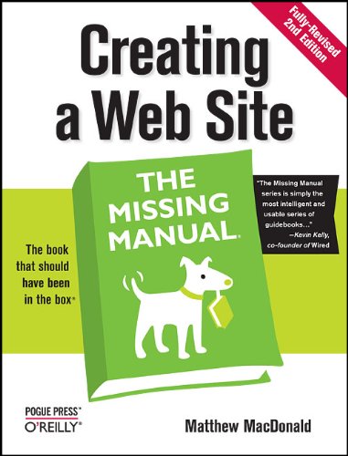 Stock image for Creating a Web Site: The Missing Manual: The Missing Manual for sale by ThriftBooks-Dallas
