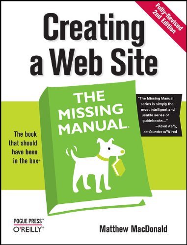 9780596520977: Creating a Web Site: The Missing Manual