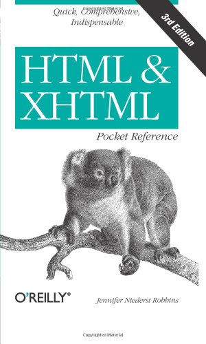 Beispielbild fr HTML and XHTML Pocket Reference (Pocket Reference (O'Reilly)) zum Verkauf von Wonder Book