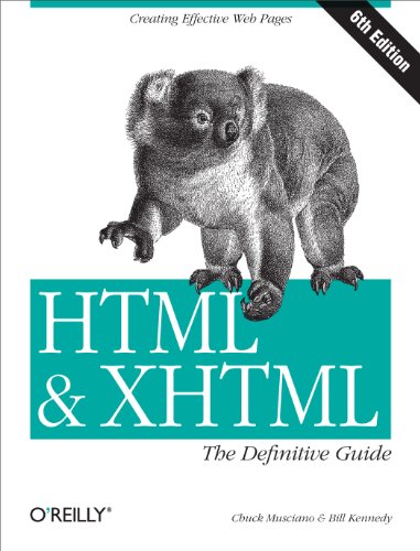 9780596527327: Html & Xhtml: The Definitive Guide