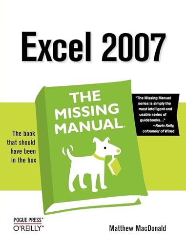 Beispielbild fr Excel 2007: The Missing Manual zum Verkauf von Once Upon A Time Books