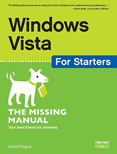 Imagen de archivo de Windows Vista for Starters: The Missing Manual: The Missing Manual a la venta por SecondSale