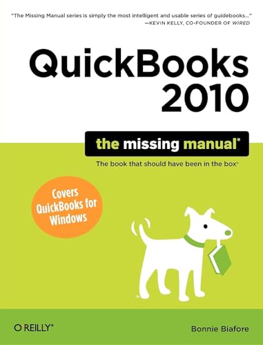 Beispielbild fr QuickBooks 2010: the Missing Manual zum Verkauf von Better World Books