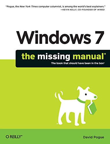 Windows 7: The Missing Manual (9780596806392) by Pogue, David